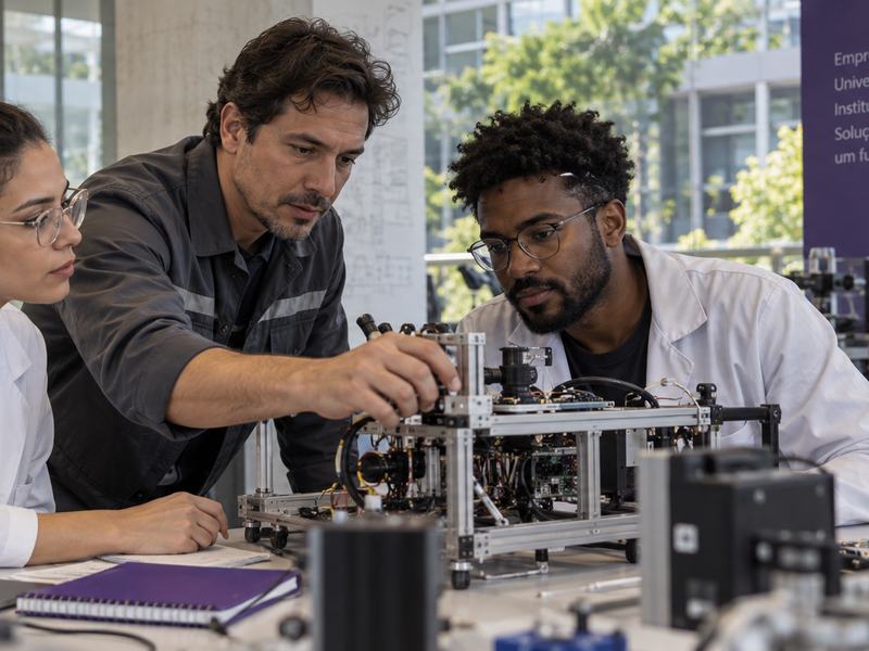 Cooperação tecnológica entre empresa, universidade e ICT para pesquisa aplicada e desenvolvimento de soluções inovadoras.